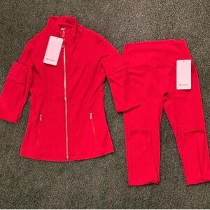 Lululemon Athletica Red Jumpsuit